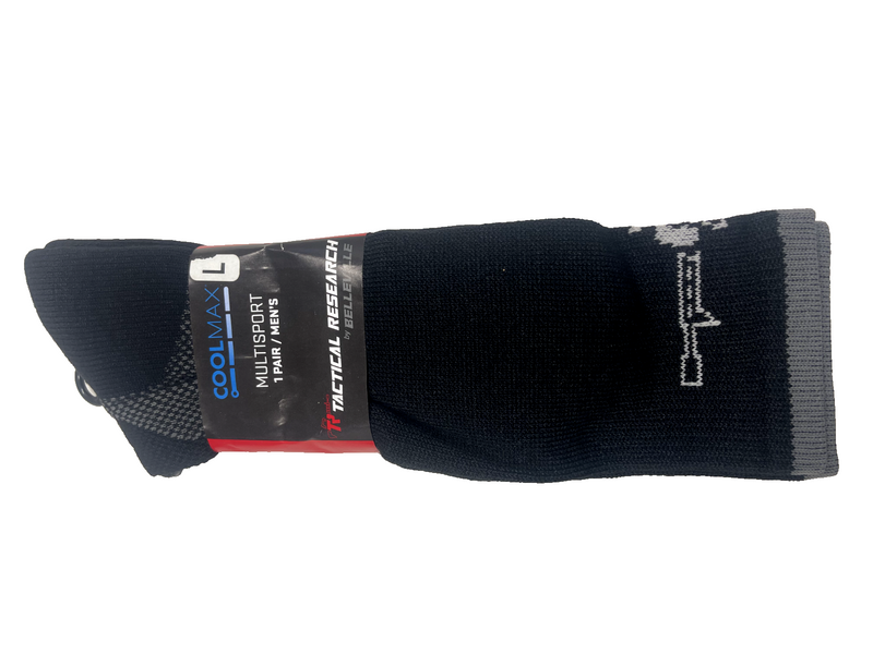 COOLMAX SOCK 9937 BLACK US 10