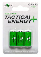 Viridian CR1233 CR123A 3V Lithium Batteries 3 Pack