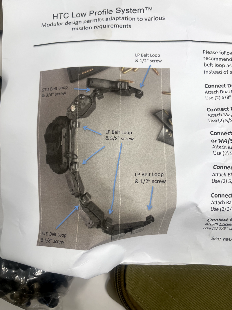 High Threat Concealment HTC Holster Belt Carrier Glock Sig Motorola Medical LEFT