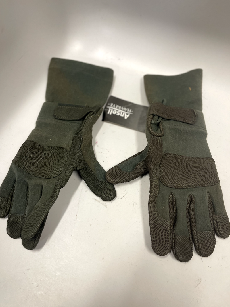Ansel Hawkeye Combat GEC FROG Gloves – Fire & Cut Resistant –Leather/Aramid XL