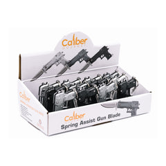 CBG CALIBER GUN KNIFE DISPLAY 12PC