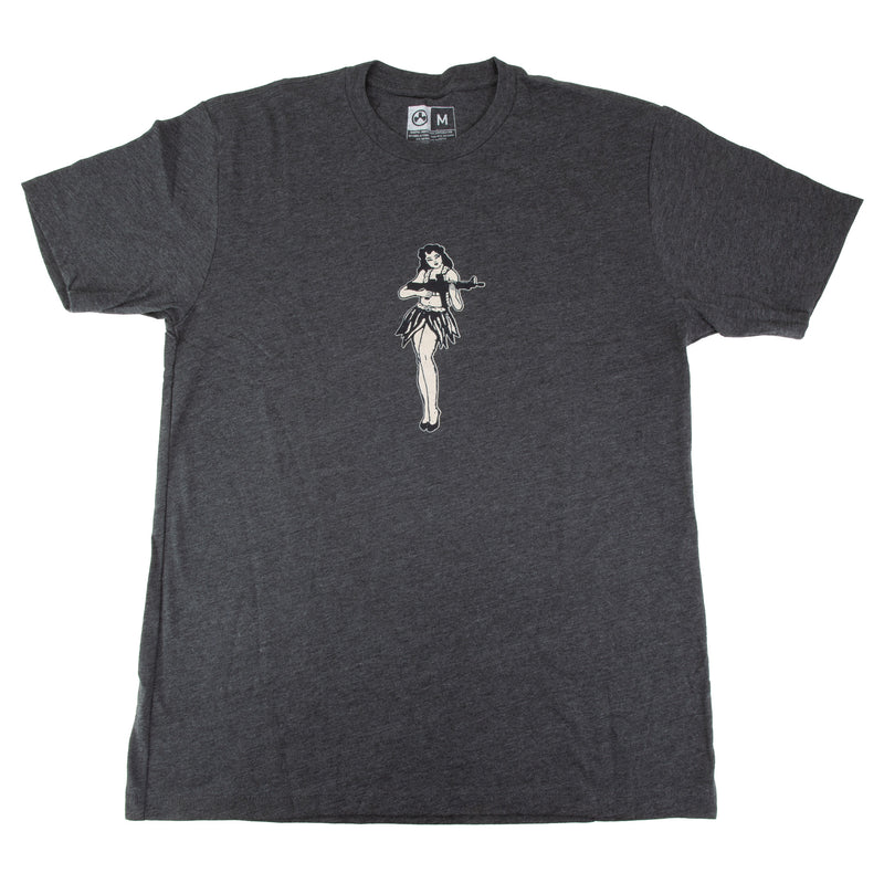Magpul Hula Girl Cotton-Poly T-Shirt — Charcoal Medium