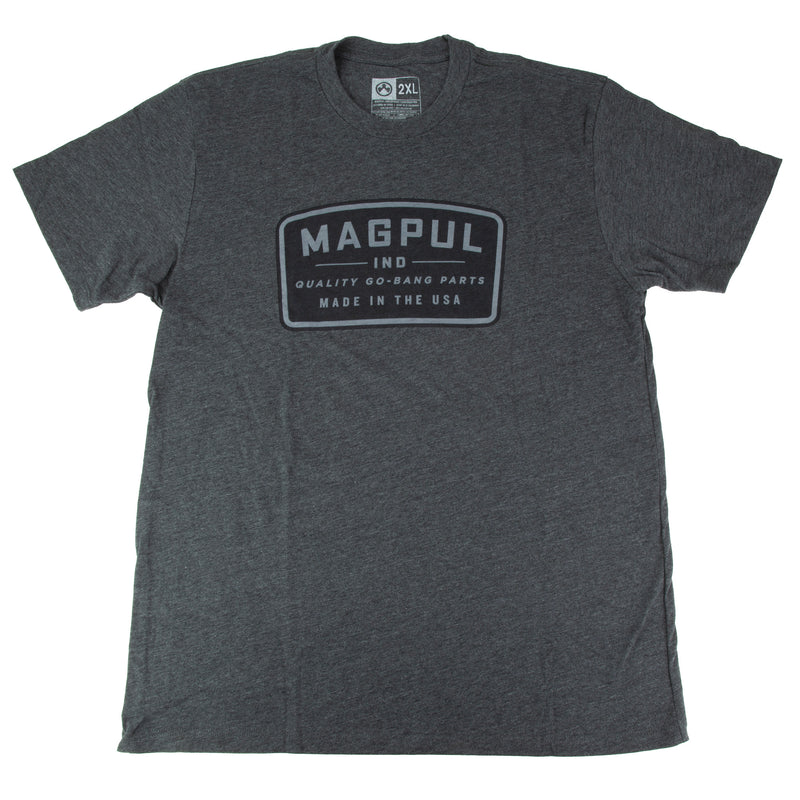 Magpul Go Bang Pouch Classic Cotton-Poly T-Shirt — Charcoal 2XL