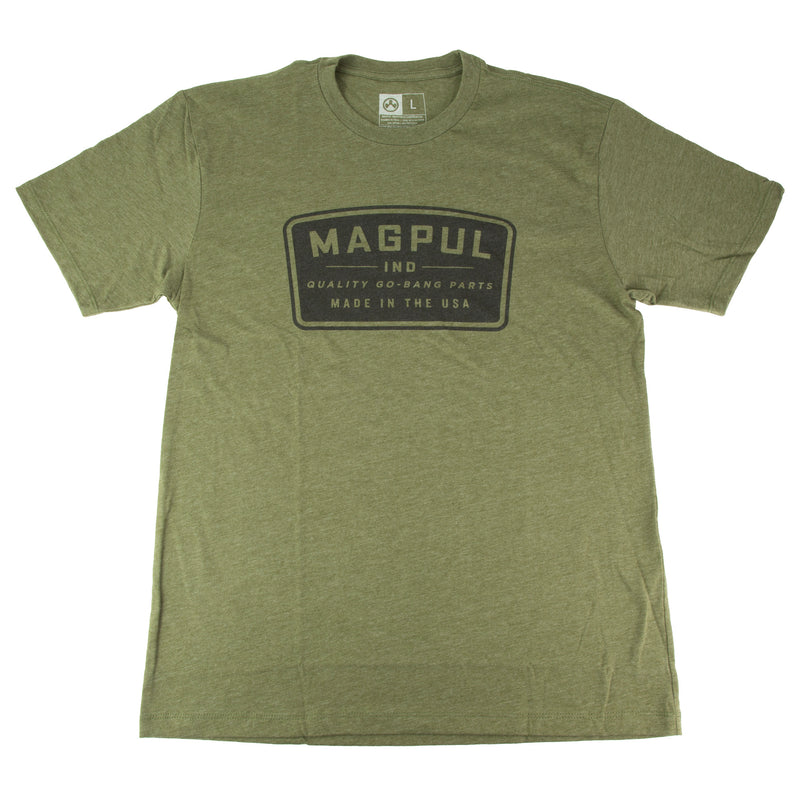 Magpul Go Bang Patch Cotton-Poly T-Shirt — Olive Drab Large