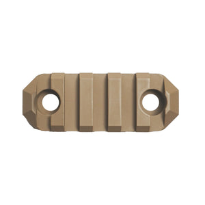 GROVTEC RAIL MLOK 5 SLOT 2.2" COY