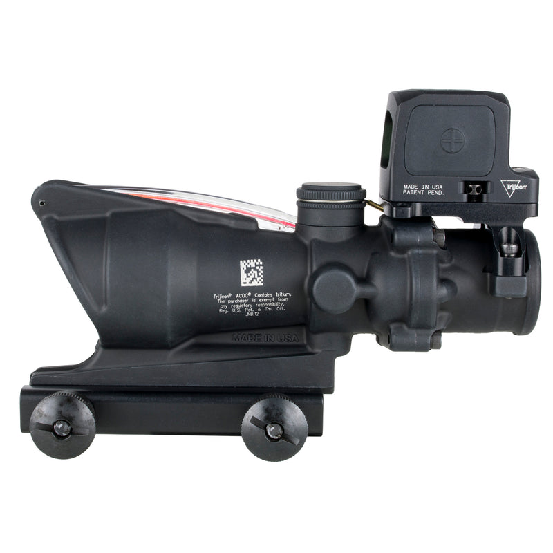 Trijicon ACOG 4x32 + RCR Red Dot Combo — Red Chevron .223