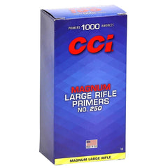 CCI Standard Primers #250 Mag Large Rifle 1000/ct