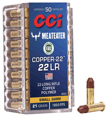 CCI Copper-22 Rimfire Ammunition .22 LR 21 gr CHP 1850 fps 50/ct