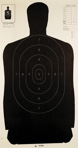 Champion LE Targets Police Silhouette Target - 24