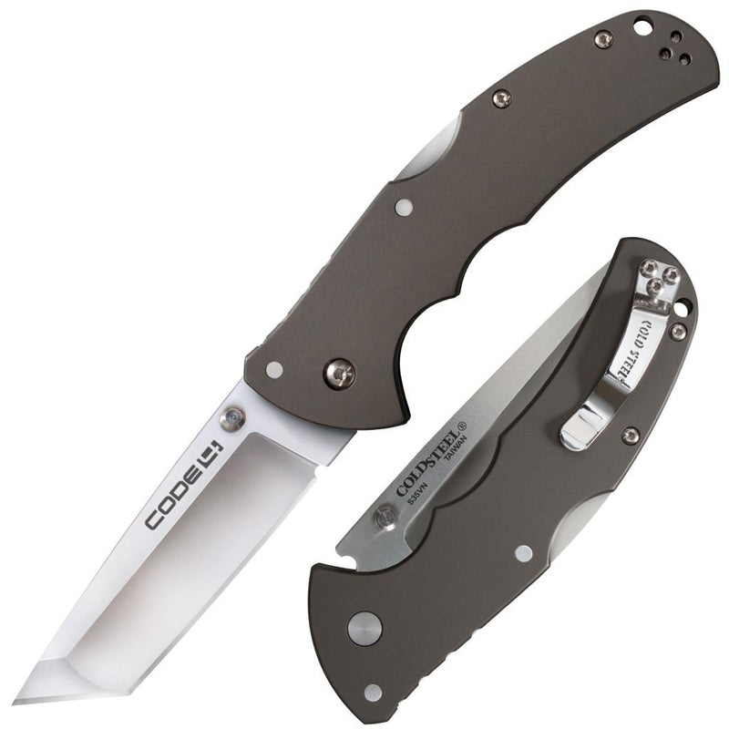 Cold Steel Code-4 Tanto Lockback Knife - 3-1/2