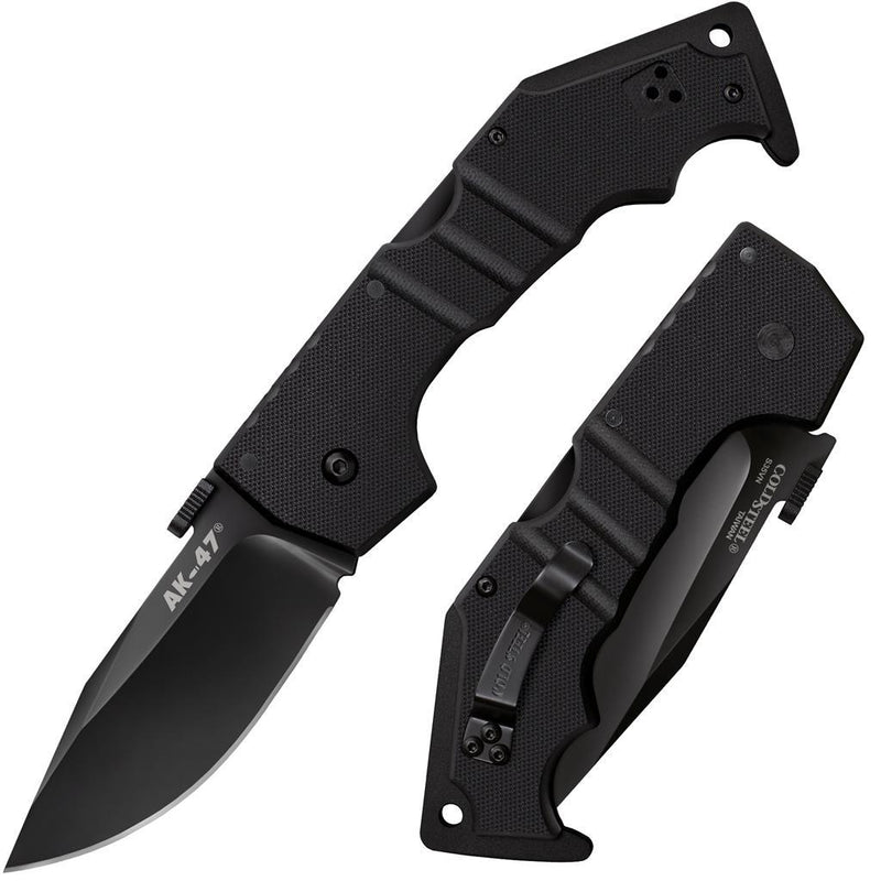 Cold Steel AK-47 Lockback Knife Black G-10 - 3-1/2