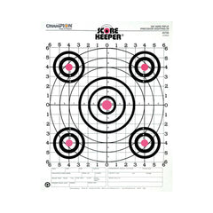 Champion Scorekeeper Targets Fluorescent Orange Bull 100 yd. Rifle Sight-In 12/ct