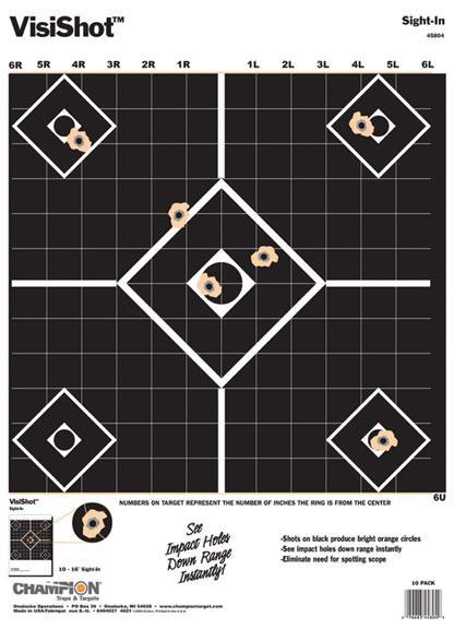 Champion VisiShot Targets Sight-In Target - 13