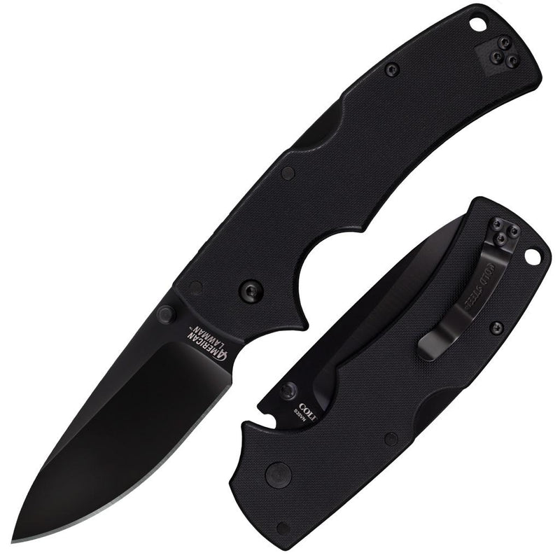 Cold Steel American Lawman Knife Black G-10 - 3-1/2