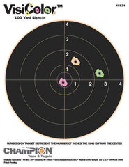 Champion VisiColor High-Visibility Paper Targets 8