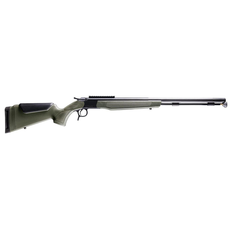 CVA OPTIMA 50 cal Muzzleloader Nitride Stainless Barrel | OD Green - 0 MOA Pic Rail