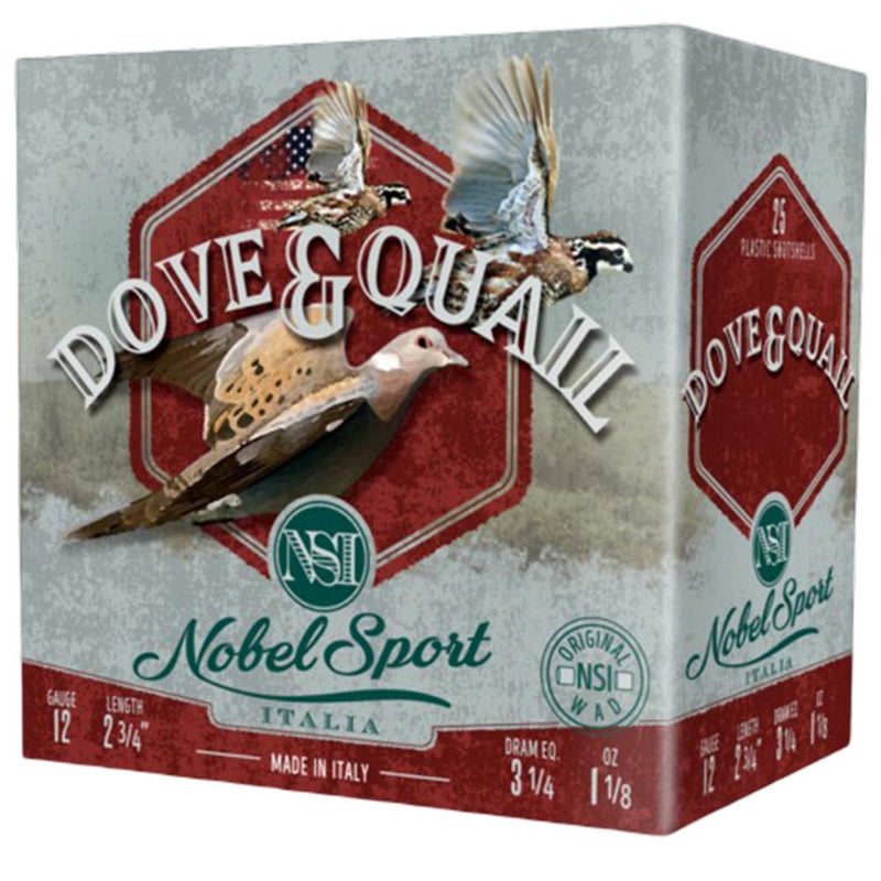 Nobel Sport Dove & Quail Shotshells 12 ga 2-3/4