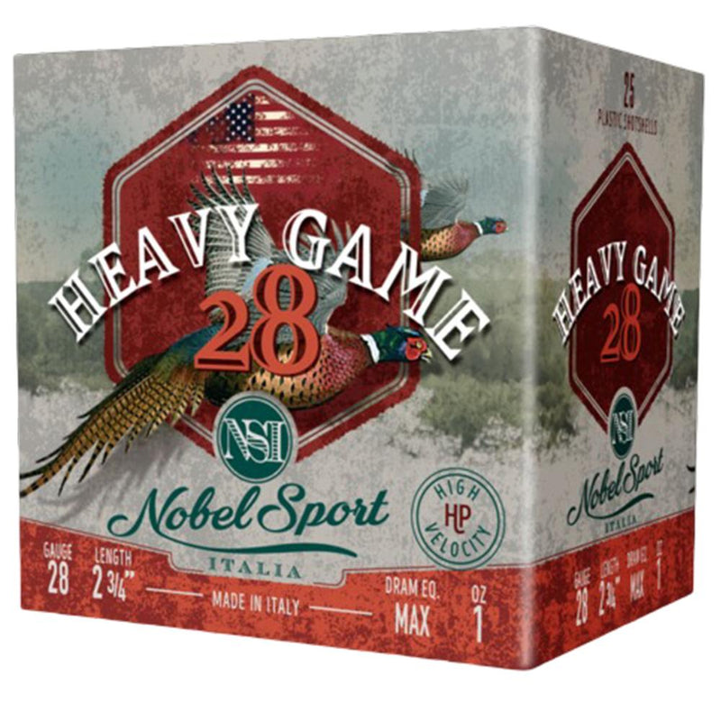 Nobel Sport Heavy Game 28 Shotshells 28 ga 2-3/4