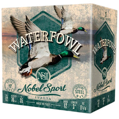 Nobel Sport Steel Waterfowl Shotshells 12 ga 3