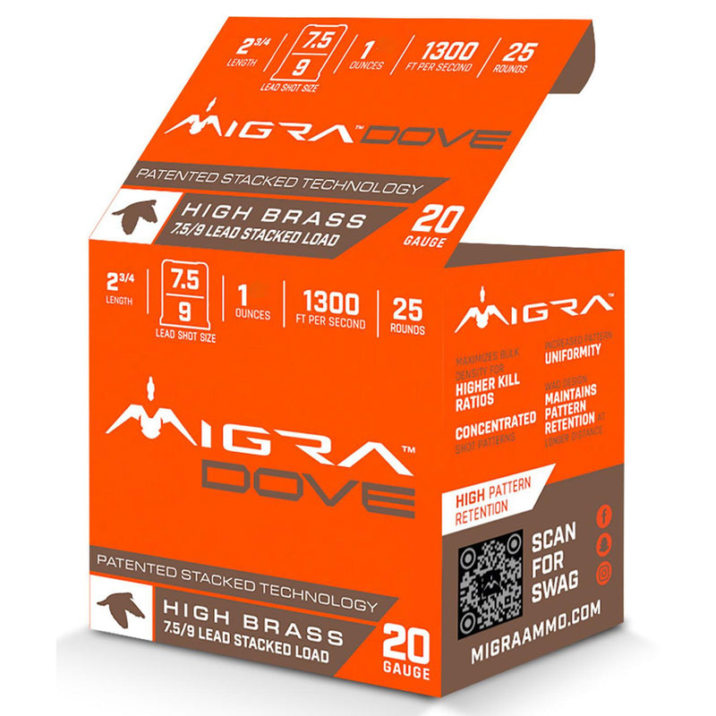 Migra Field Lite Stacked Shotshells 20ga 2-3/4
