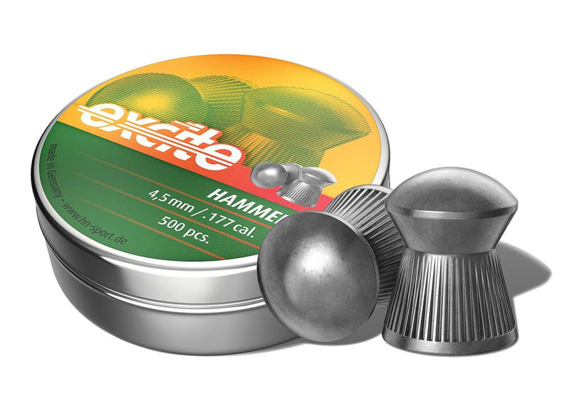 Hatsan Excite Hammer Domed/Round Nose Pellets .177 cal 500/ct