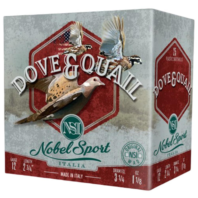 Nobel Sport Dove & Quail Shotshells 12 ga 2-3/4