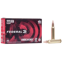 Federal American Eagle .223 Rem 62 Grain FMJ Rifle Ammo — 3020 fps, 20 Rounds