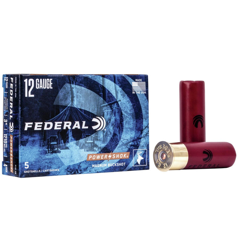 Federal Power-Shok Buckshot 12 ga 3