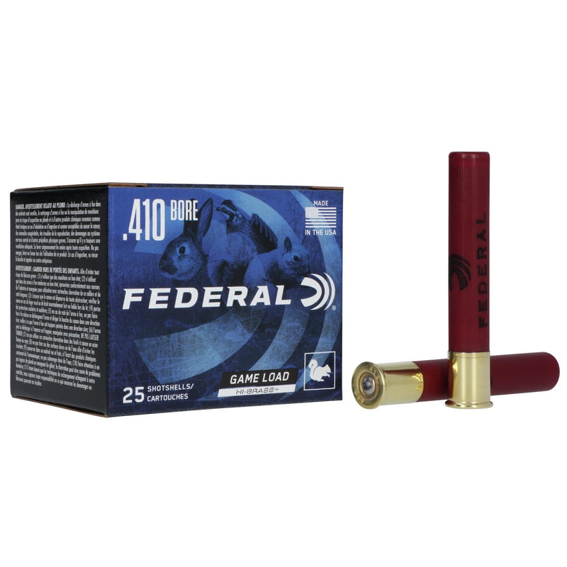 Federal Game-Shok Upland Hi-Brass Load Shotshells .410 ga 3