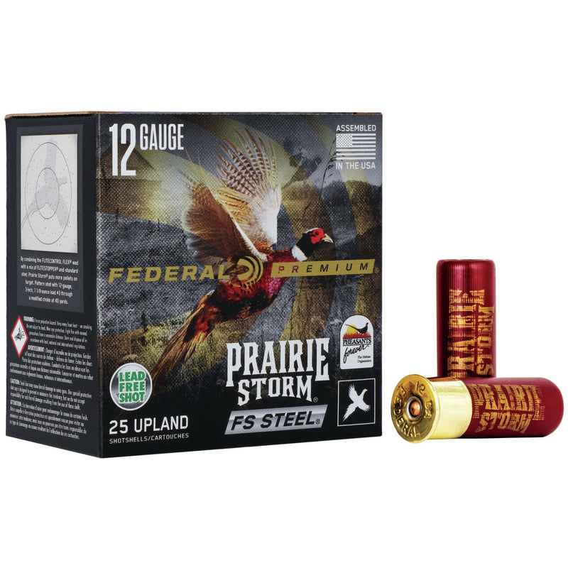 Federal Prairie Storm FS Steel Shotshells 12 ga 2-3/4