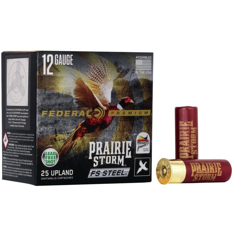 Federal Prairie Storm FS Steel Shotshells 12 ga 3