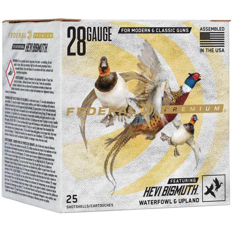 Federal Premium HEVI-Bismuth Shotshells 28ga 3
