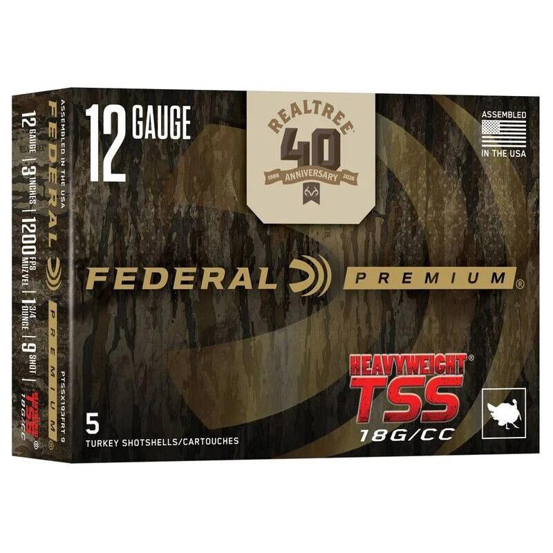 Federal Heavyweight TSS Realtree 40th Anniversary Special Edition Shotshell 12ga 3