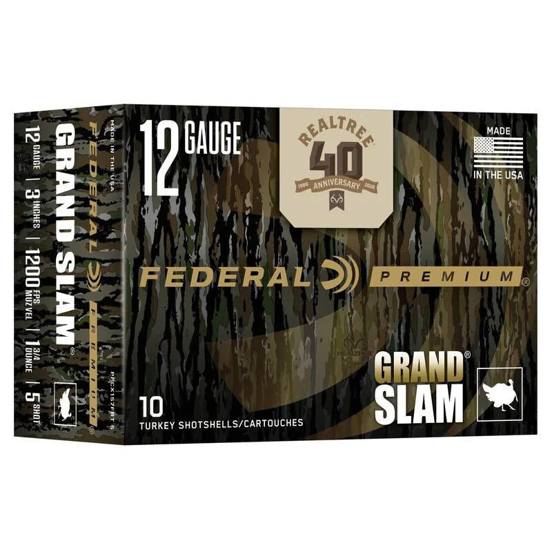 Federal Grand Slam Realtree 40th Anniversary Shotshells 12ga 3