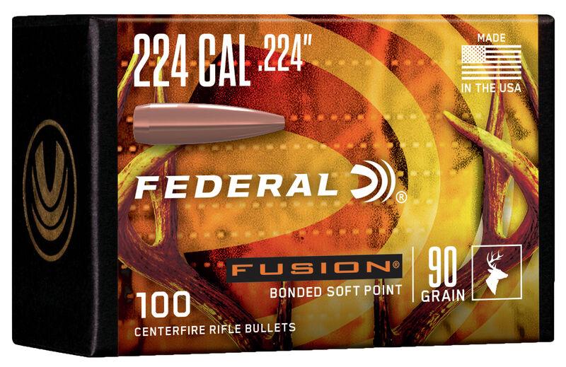 Federal Fusion Component Rifle Bullets .224 cal .224
