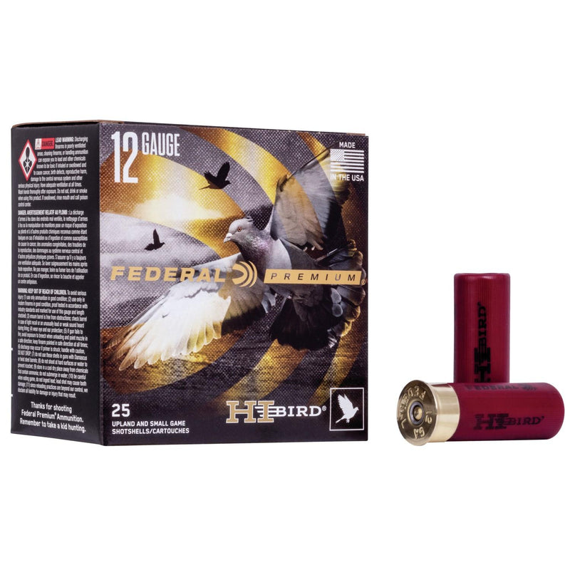 Federal Hi-Bird Shotshells 12ga  2-3/4