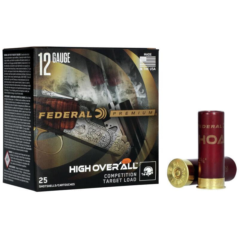 Federal High Over All Shotshells 12ga 2-3/4