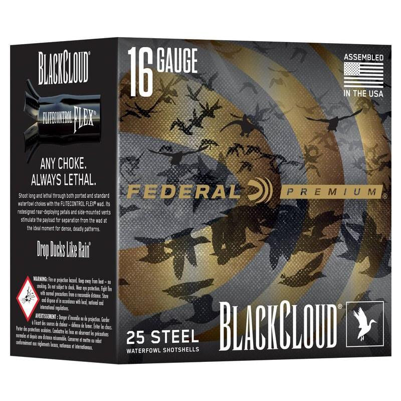 Federal Black Cloud Waterfowl Shotshells 16ga 2-3/4