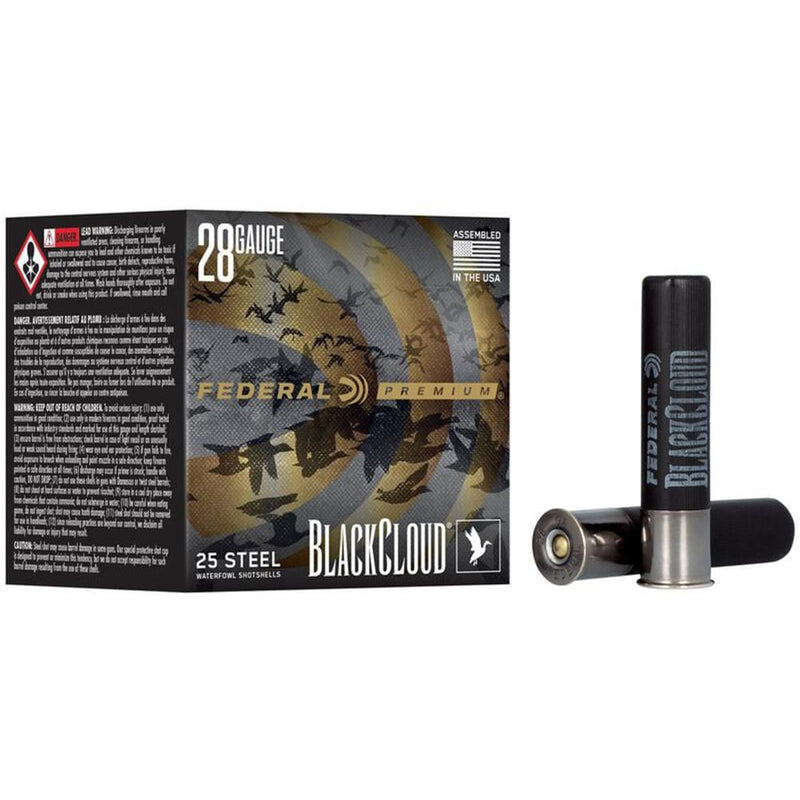 Federal Black Cloud FS Steel Shotshell 28ga 3