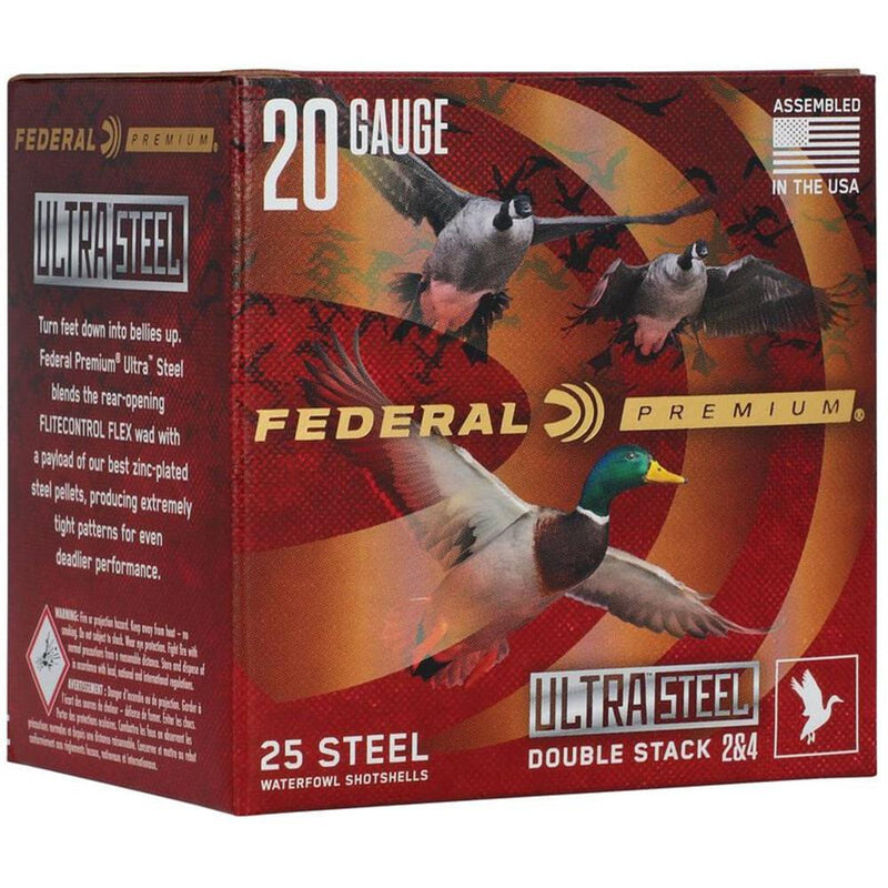 Federal Premium Ultra Steel Shotshells 20ga 3