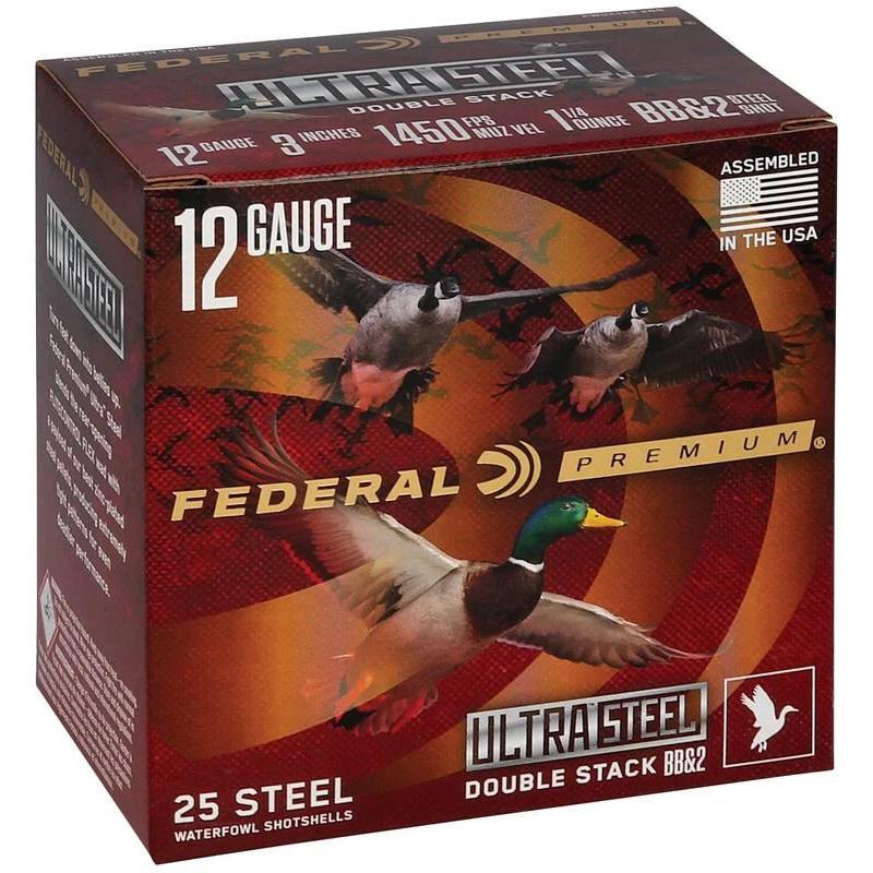 Federal Ultra Steel Shotshells 12ga 3