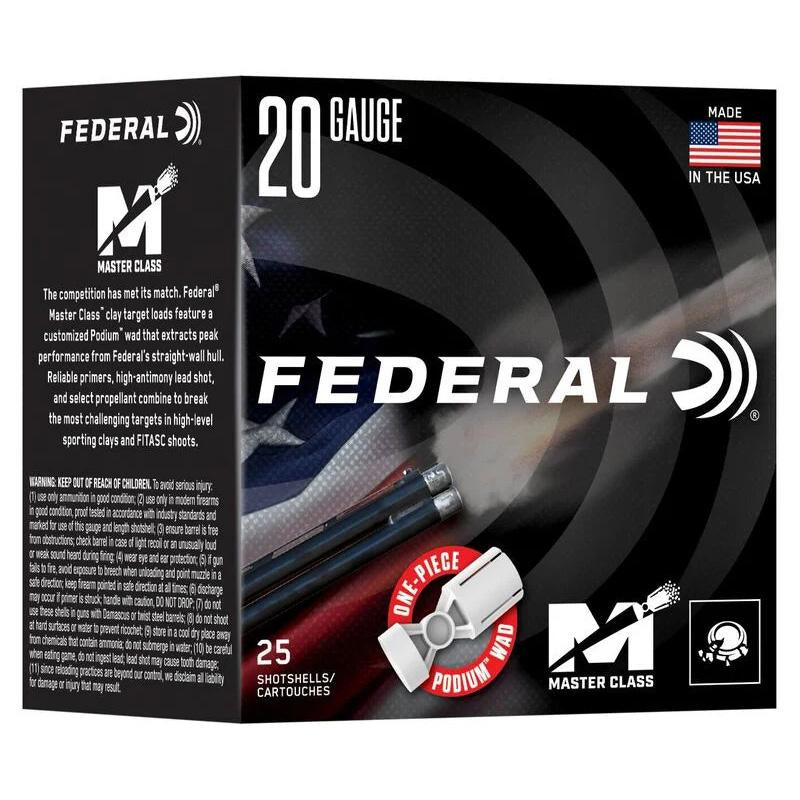 Federal Master Class Shotshells 20ga 2-3/4