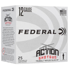 Federal Action Shotgun Truball Slug Shotshells 12ga 2-3/4