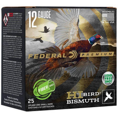 Federal Hi-Bird Fiber Wad Bismuth Shotshells 12ga 2-3/4