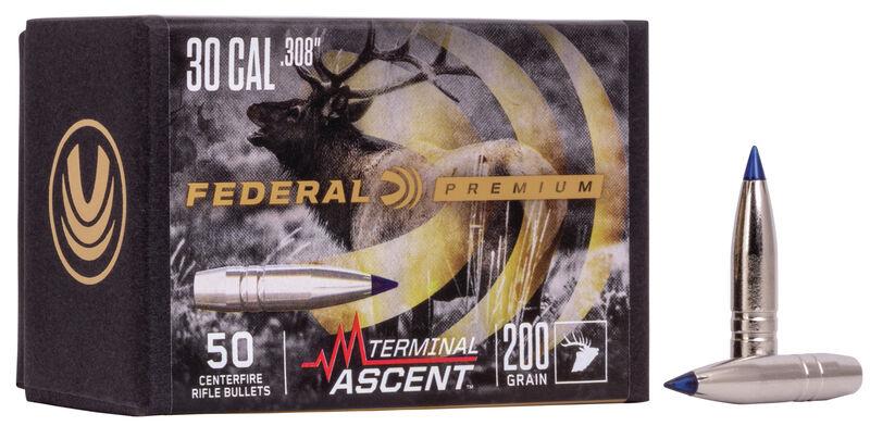 FEDERAL .308 CALIBER 200GR TERMINAL ASCENT COMP BULLET 50RD