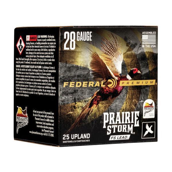 Federal Prairie Storm FS Lead Shotshells 28ga 3
