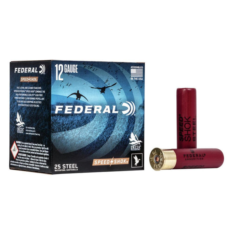 FEDERAL SPEED-SHOK HIGH VELOCITY STEEL 12GA 3-1/2