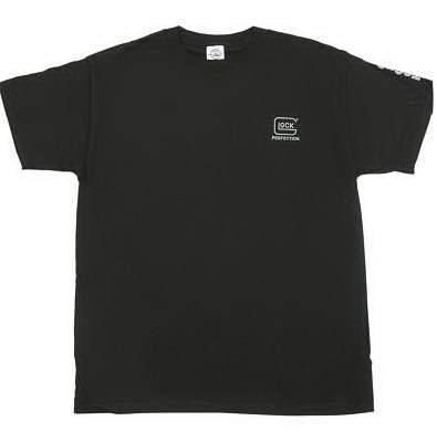 Glock Factory T-Shirt Black with Silver Logo M