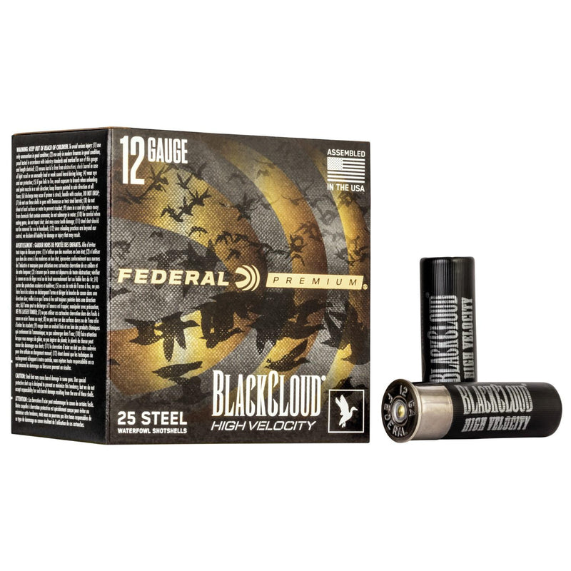 Federal Black Cloud FS Steel High Velocity Shotshells 12ga. 3