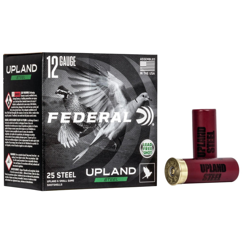 Federal Upland Steel Shotshells 12ga 2-3/4